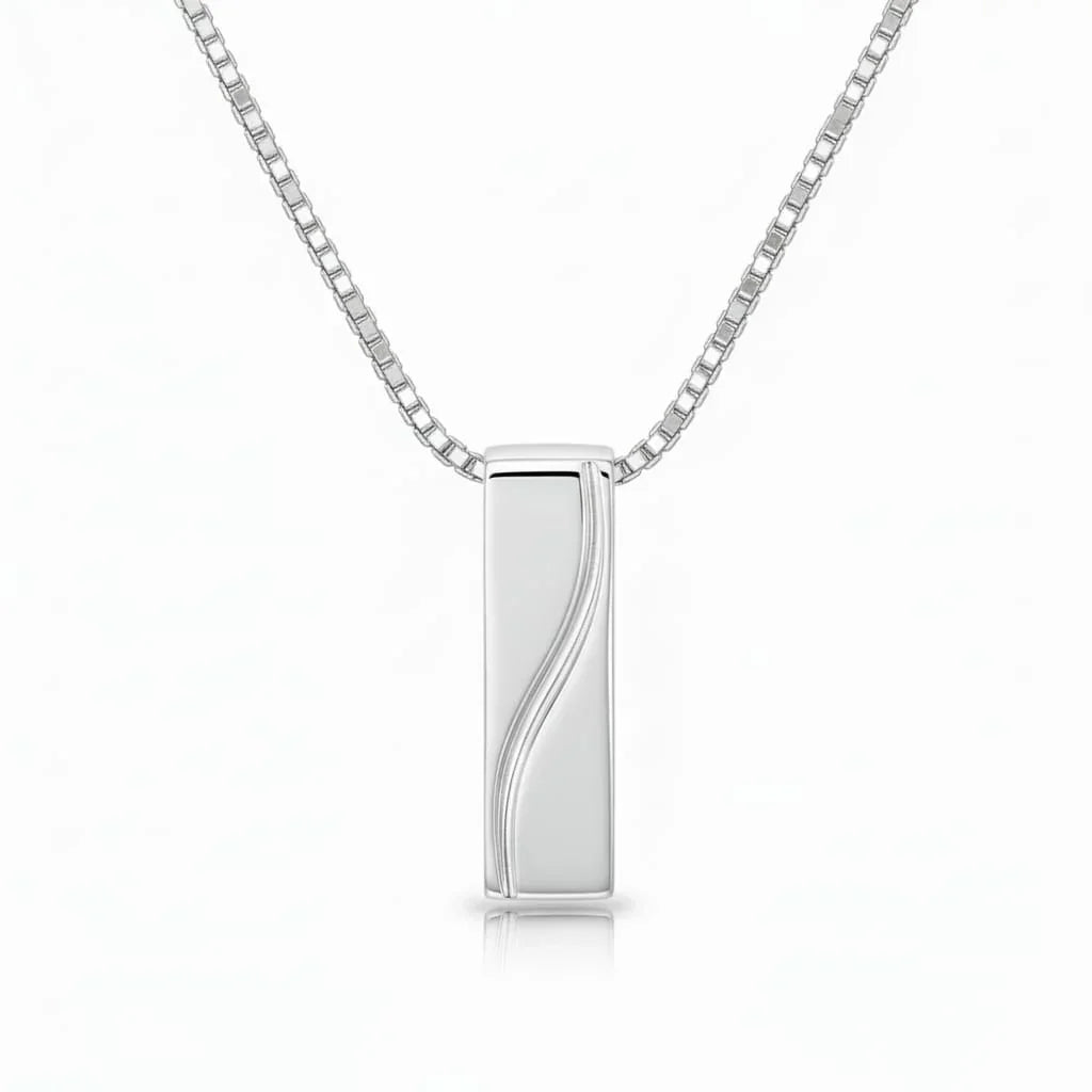 Corrente Eclipse masculina em prata 925