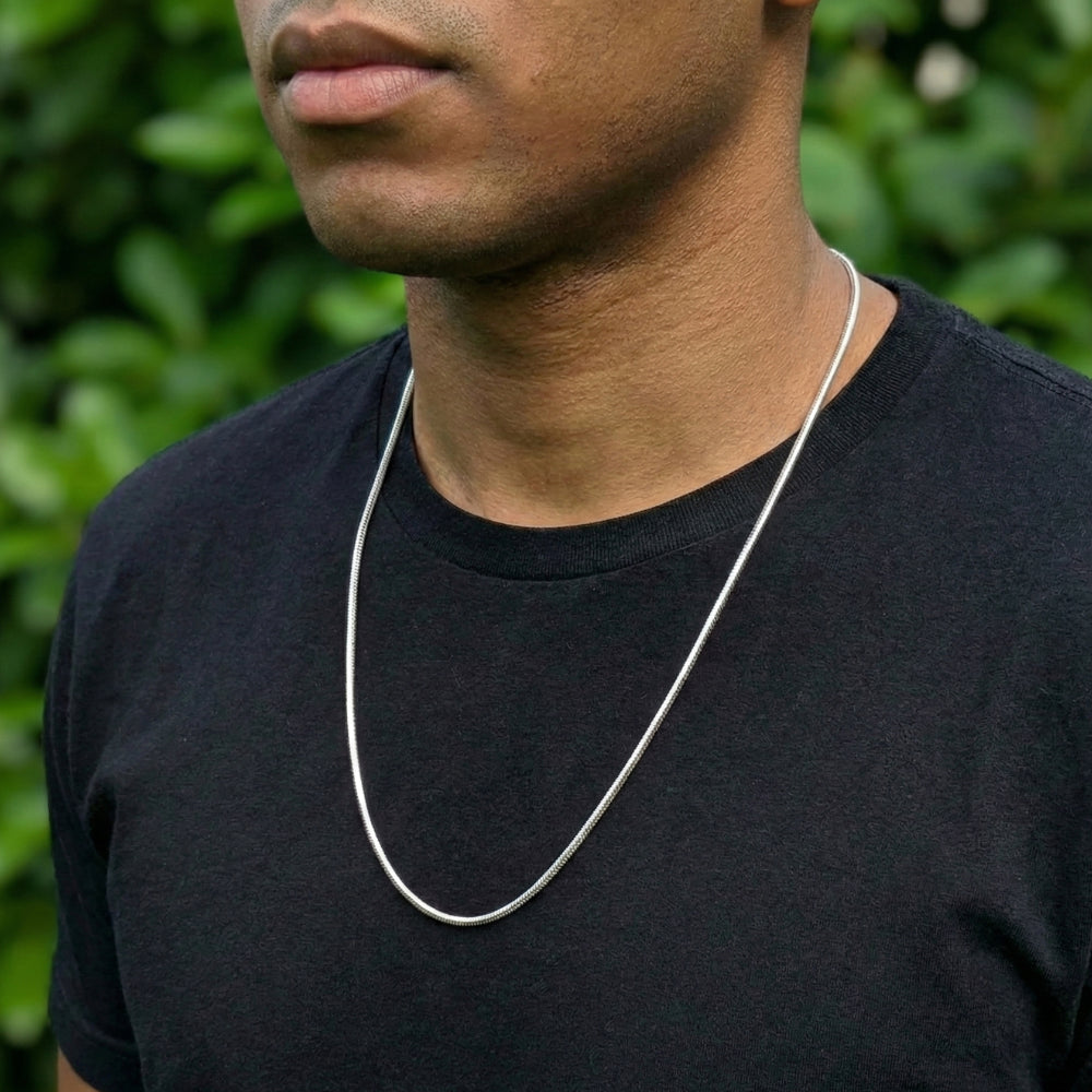 Corrente Masculina de Prata 925 Rabo de Rato