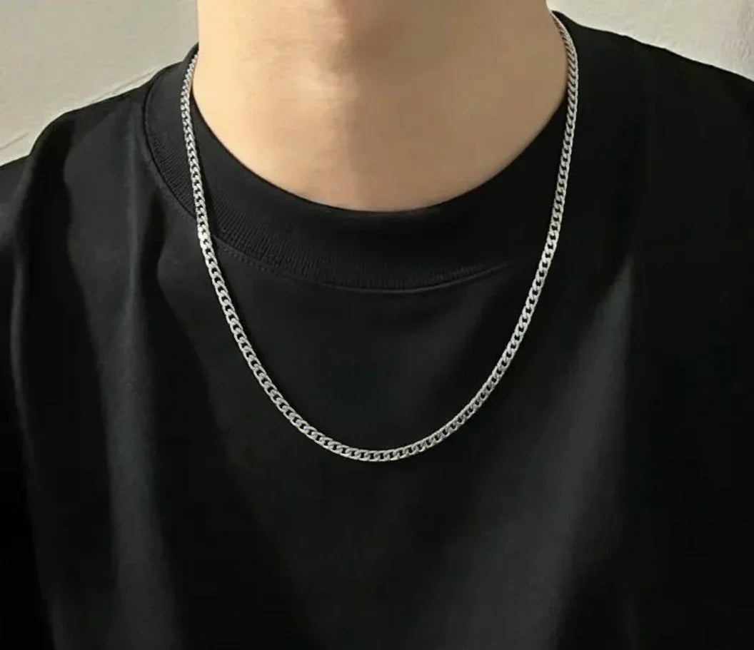 Corrente Rogue masculina em prata 925