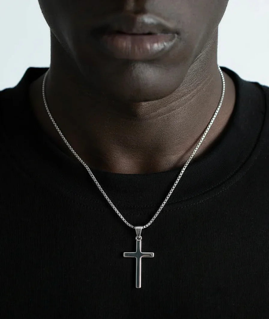 Corrente Alpha masculina em prata 925