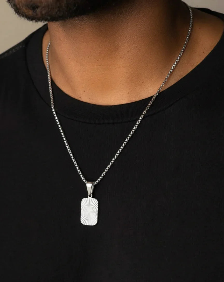 Corrente Axis masculina em prata 925