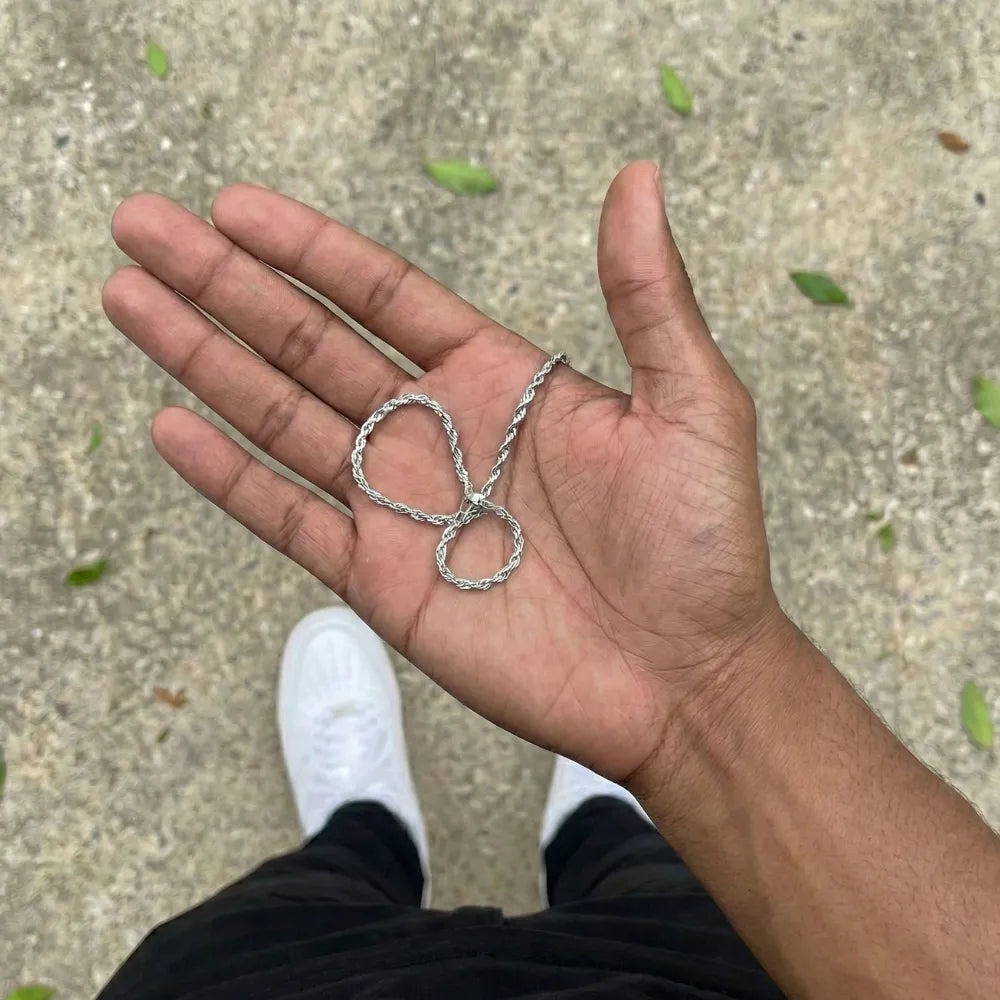 Pulseira Masculina de Prata 925 Baiano 1,6mm 18cm