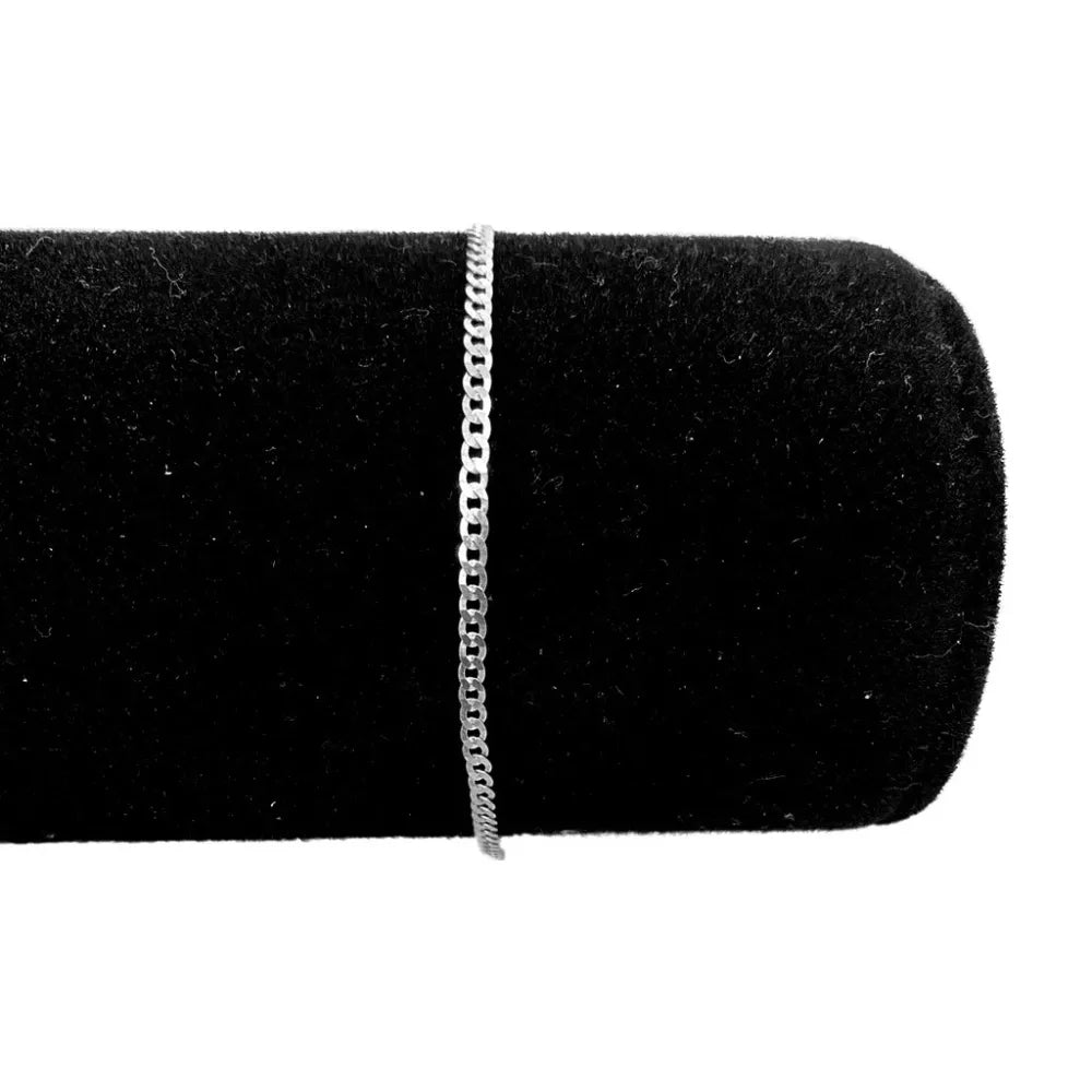 Pulseira Masculina de Prata 925 Grumet 2mm 21cm