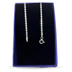 Pulseira Masculina de Prata 925 Piastrine 2mm 18,5cm